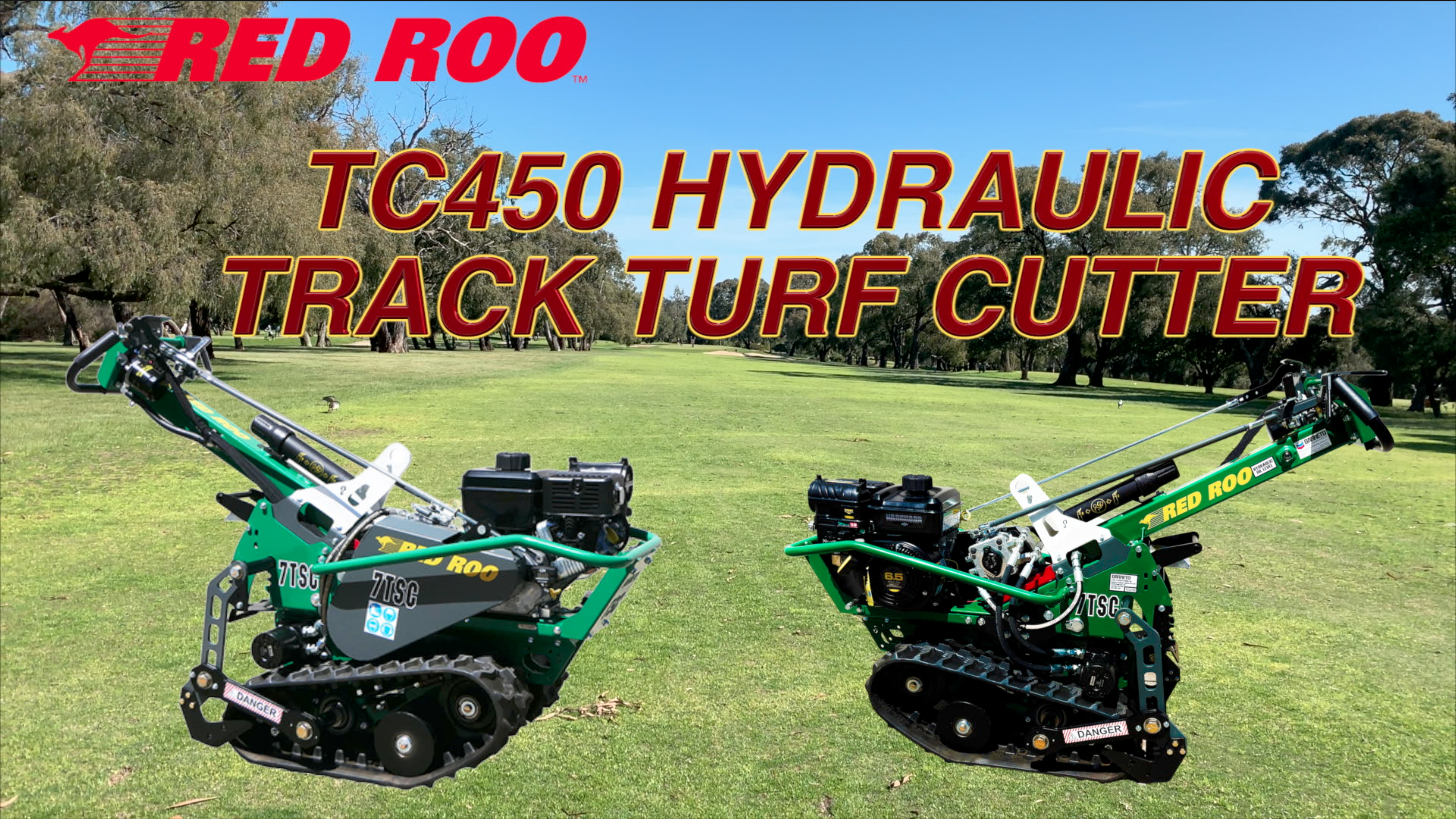 Red Roo TC450 Hydraulic Track Turf Cutter