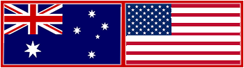 Australian USA Flag