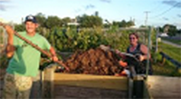 Compost Bin Turning