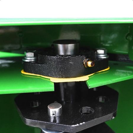 Heavy duty bearings and flail shaft