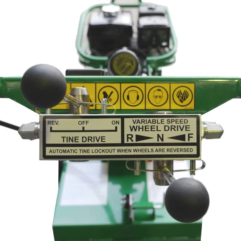 RH918 Hydraulic Rotary Hoe Controls