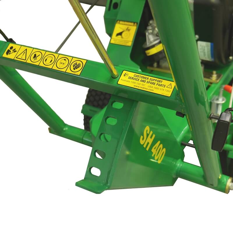Red Roo SG400 Stump Grinder control height adjust 