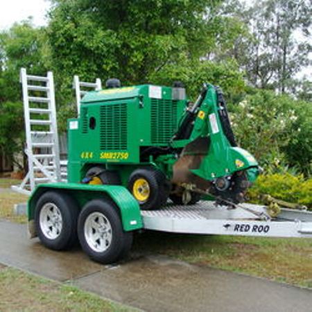 SMB250 On Alloy Trailer