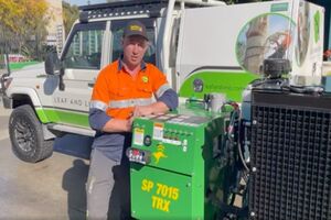 Leaf and Limb Tree Services and the Red Roo SP7015-TRX Stump Grinder