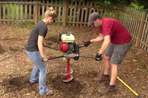 Not recommended-hire a post hole digger