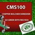 CMS100 Garden Mulcher Sub Tropical and Tropical Gardening Mulching Palm Fronds