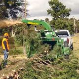 Red Roo 2015 Woodchipper in action