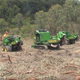 Maroondah Project Watch Three Wireless Controlled Stumpgrinders At Work In A Environmentally Sensitive Area