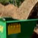 MS50 Mulching Garden Waste in a nursery application shredding tubs of growing medium