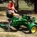 HLS Hydraulic Log Splitter Using Lifting Table Splitting Pine Mt Macedon, Victoria